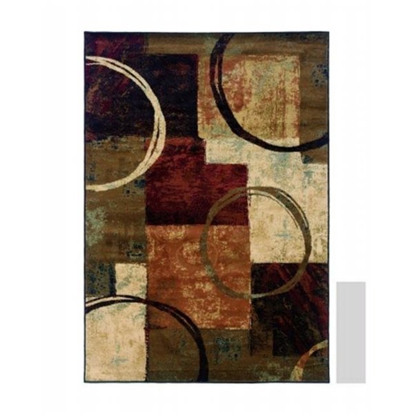 Sphinx By Oriental Weavers Oriental Weavers Hudson 2544B 2x8  Rectangle - Brown/ Black-Polypropylene H2544B058230ST